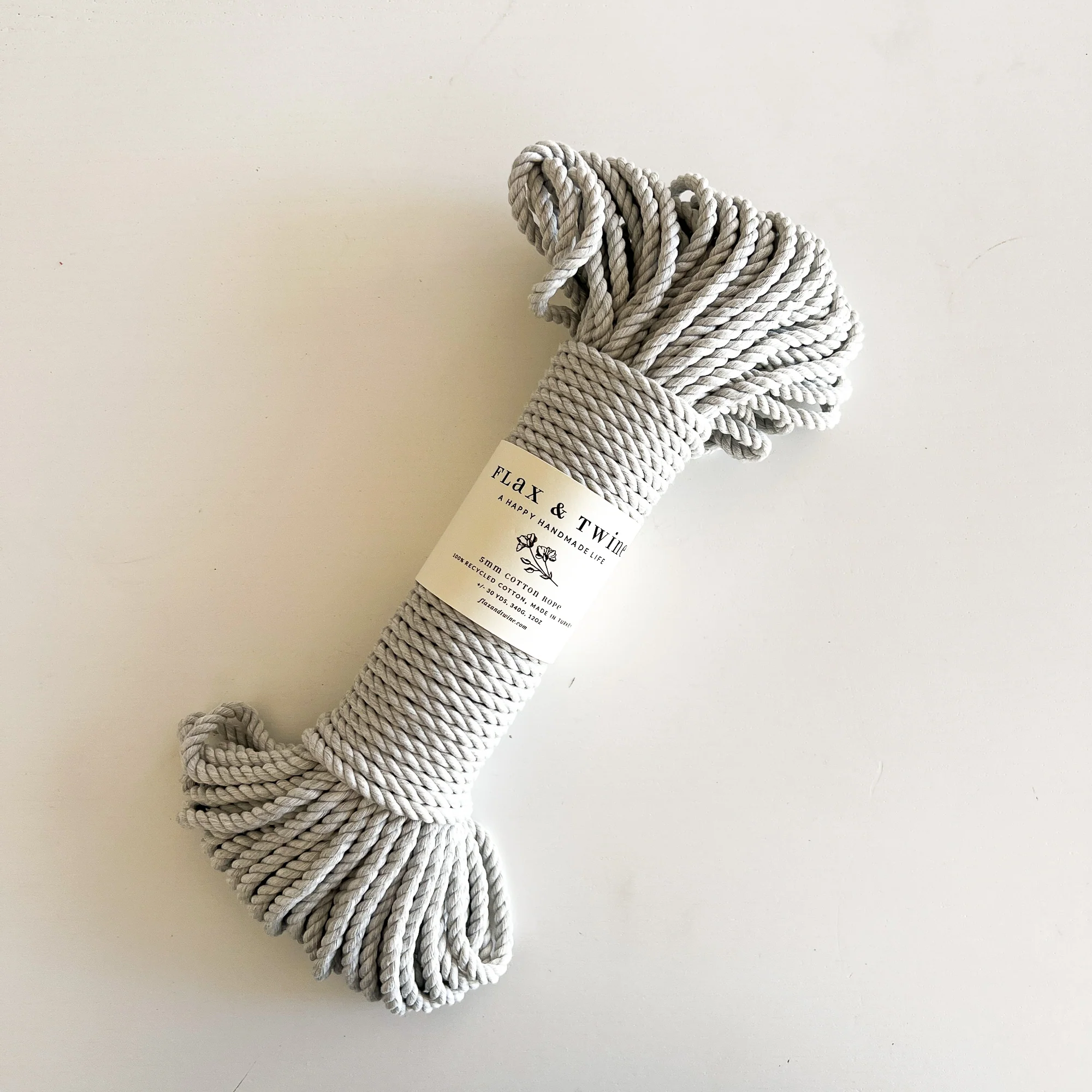 Flax & Twine 5mm Brenn Twisted Cotton Rope - Image 14