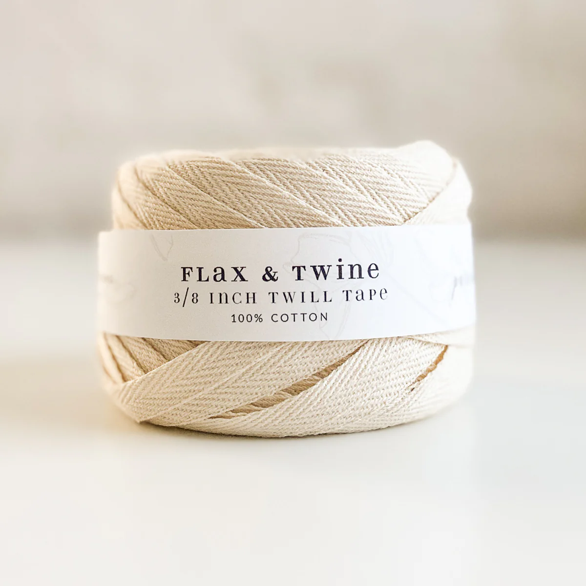 Flax & Twine Cotton Twill Tape (3/8") - Image 4
