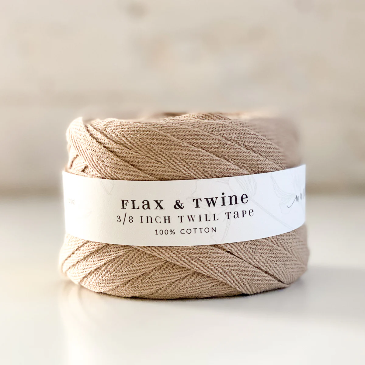 Flax & Twine Cotton Twill Tape (3/8") - Image 5