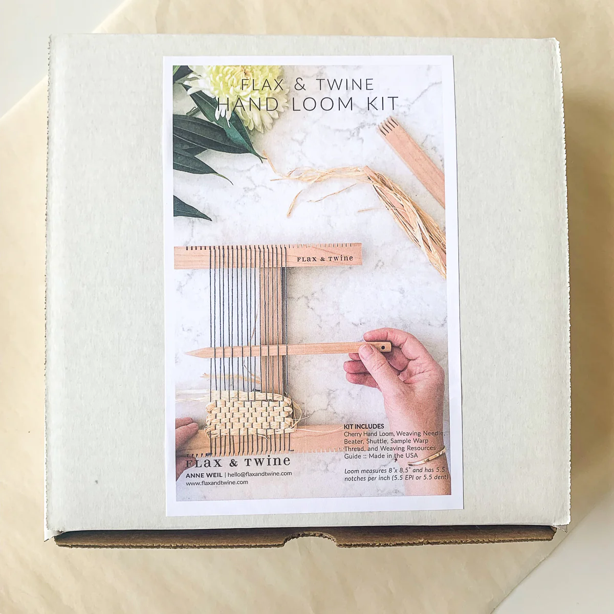 Flax & Twine Hand Loom Kit - Image 8