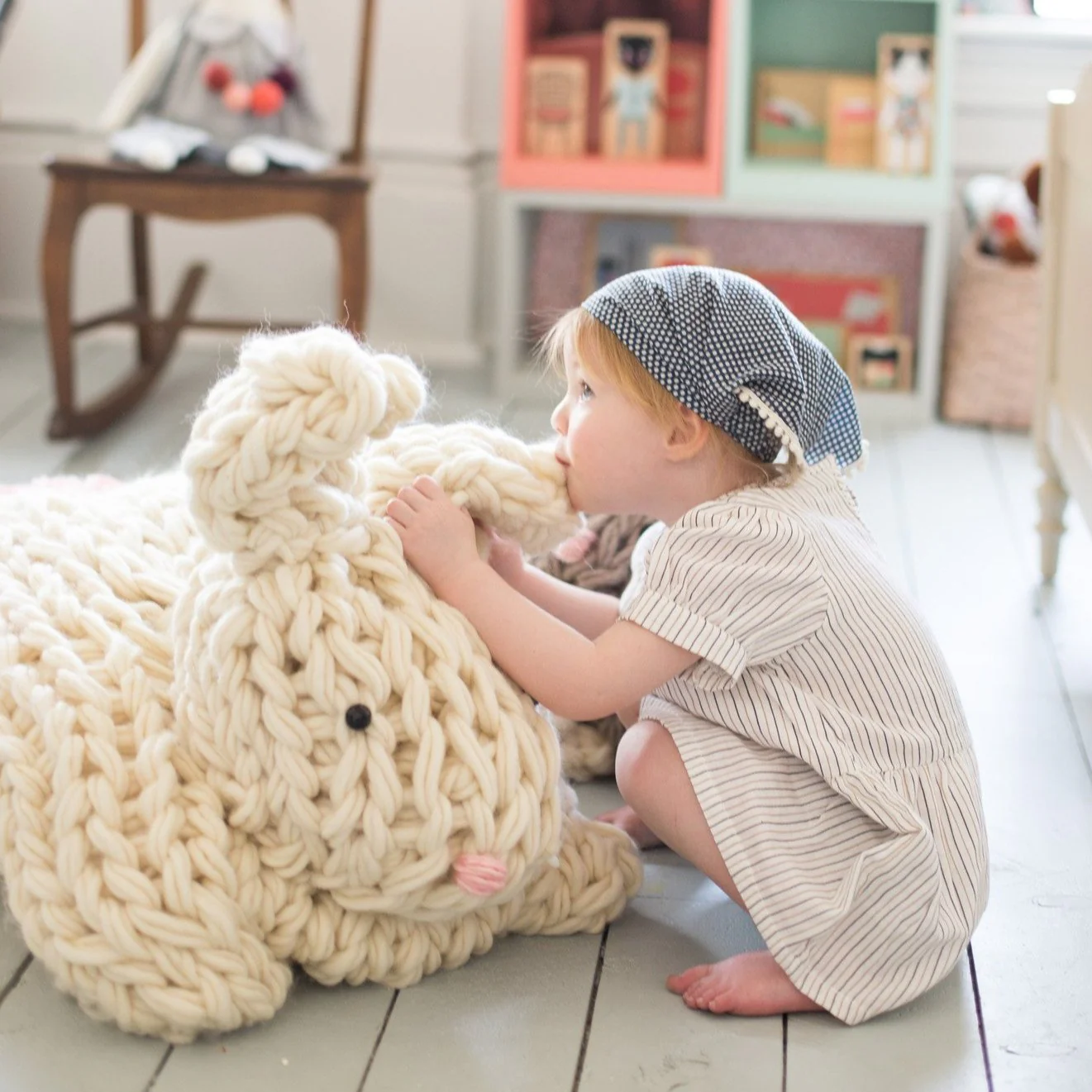 Giant Arm Knit Bunny Pattern & Video - Image 3