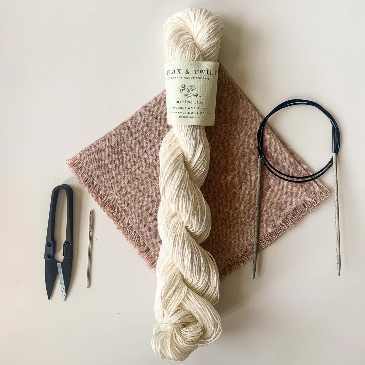 Mini Trellis Stitch Drawstring Bag Kit - Image 11